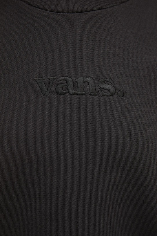 Βαμβακερή μπλούζα Vans VN000RAMBLK1 μαύρο