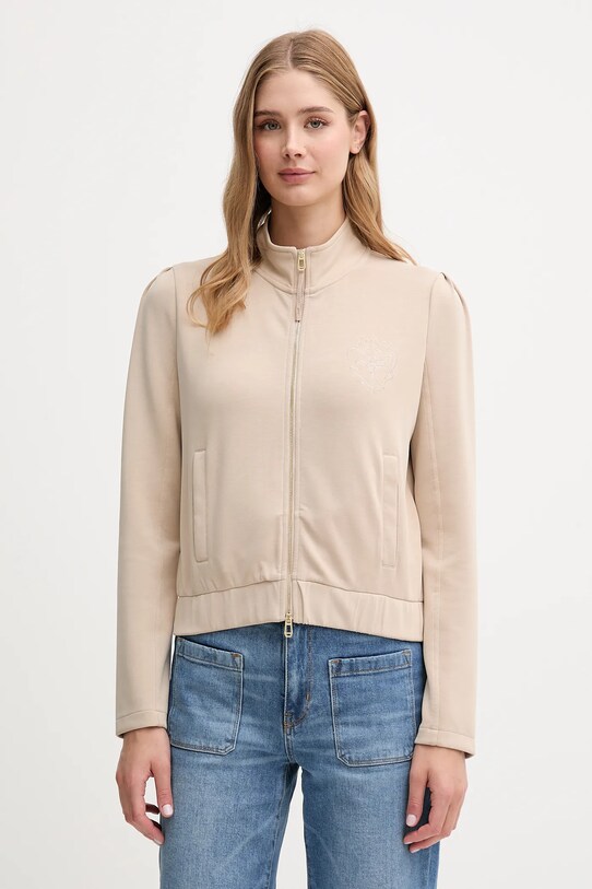 Joop! bluza z elastanem beżowy 30047776
