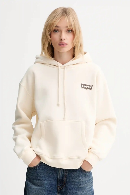Levi's bluza z kapturem beżowy 004ND