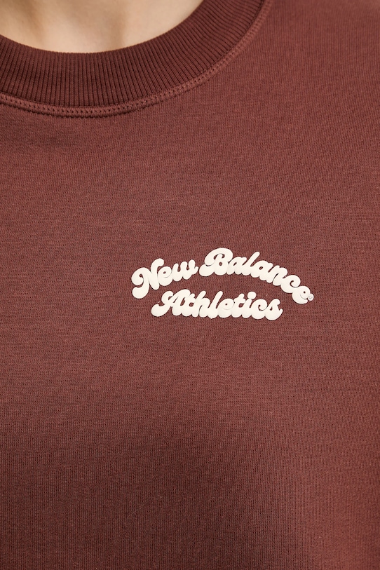 New Balance bluza WT53516ROK brązowy