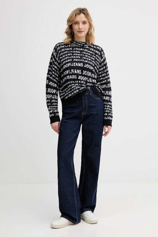 Joop! sweter z domieszką wełny 30048399 granatowy AW25