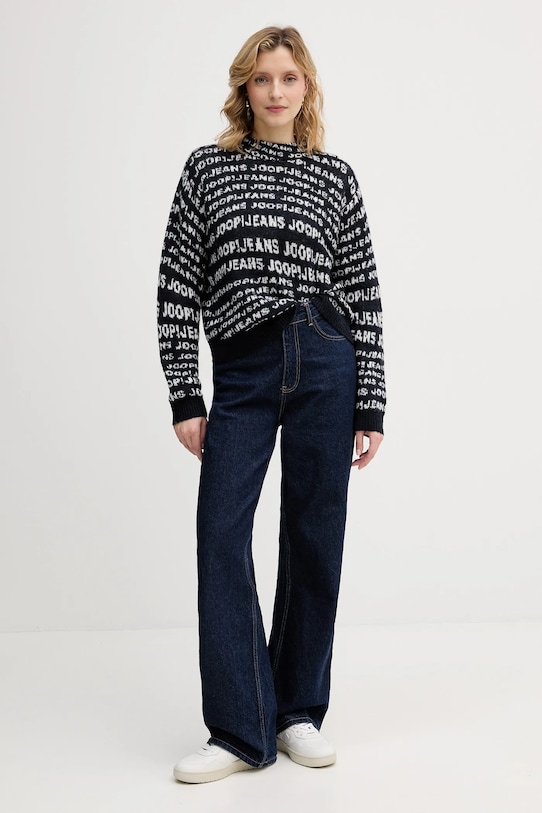 Sveter s prímesou vlny Joop! 30048399 tmavomodrá AW25