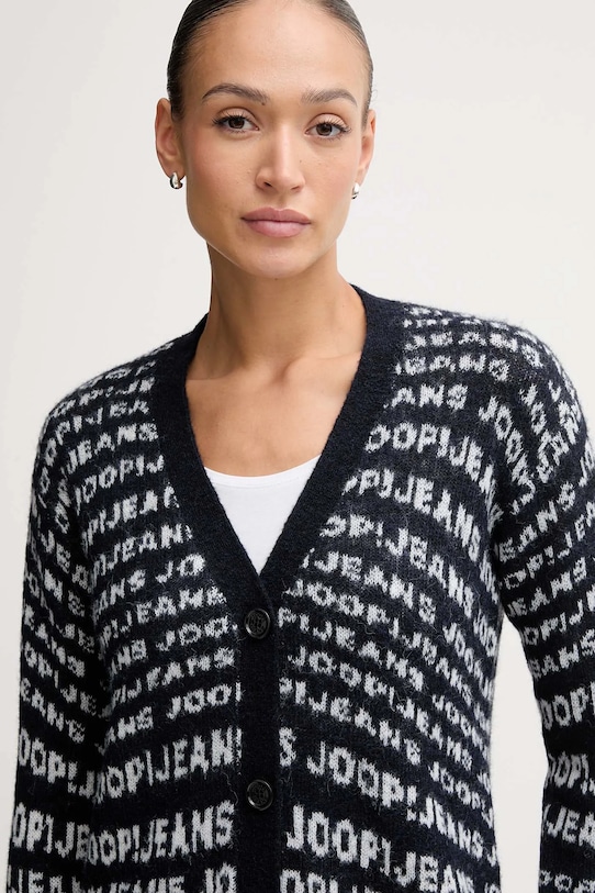 Joop! cardigan din amestec de lână bleumarin 30048400