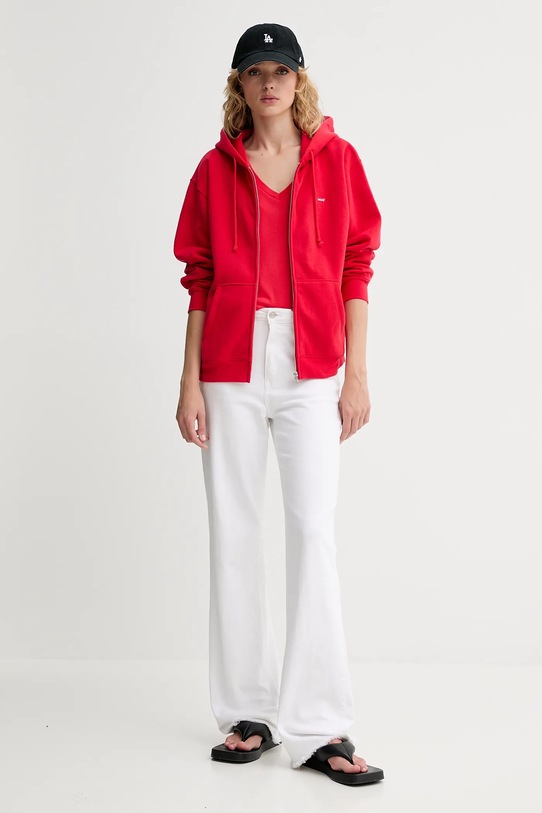 Levi's bluză A5945.0034 rosu AW25