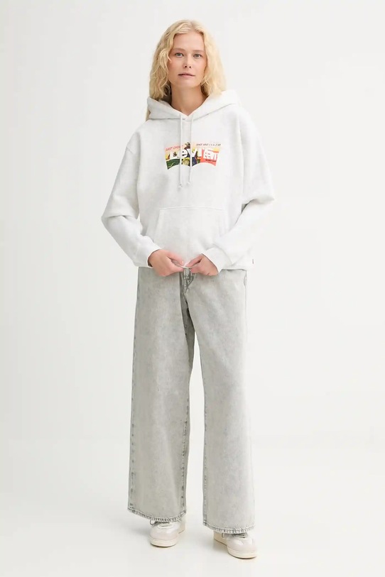 Levi's bluză A8801.0041 gri AW25
