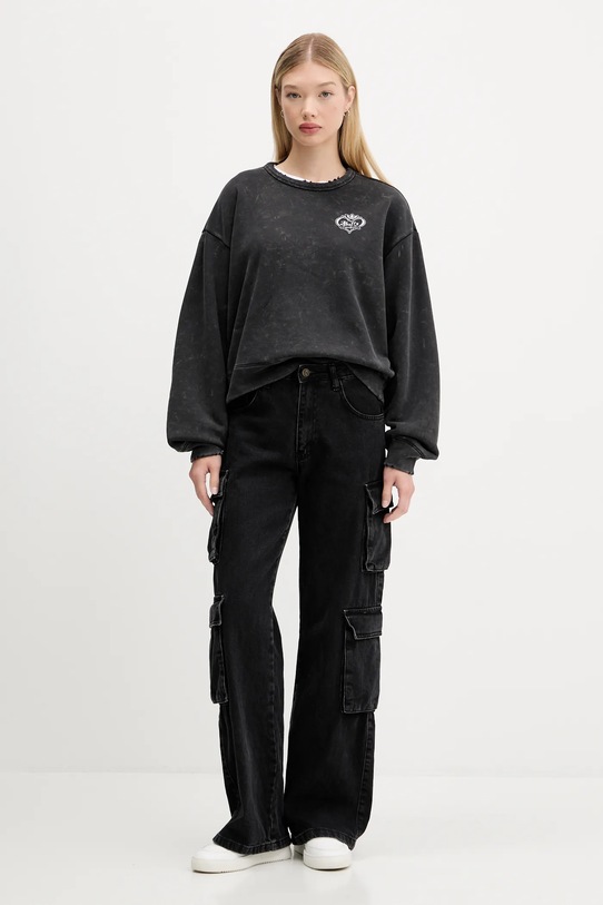 Памучен суичър adidas Originals 20th Century Fox Disney JX1276 черен AW25