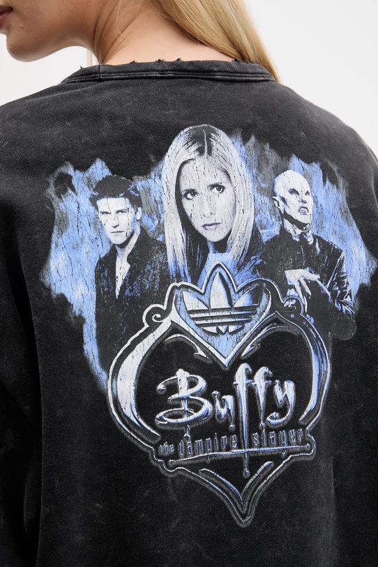 Памучен суичър adidas Originals 20th Century Fox Disney JX1276 черен