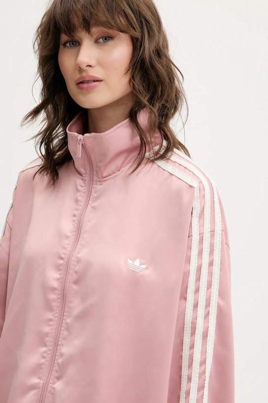 Mikina adidas Originals Satin Tt růžová KC8812
