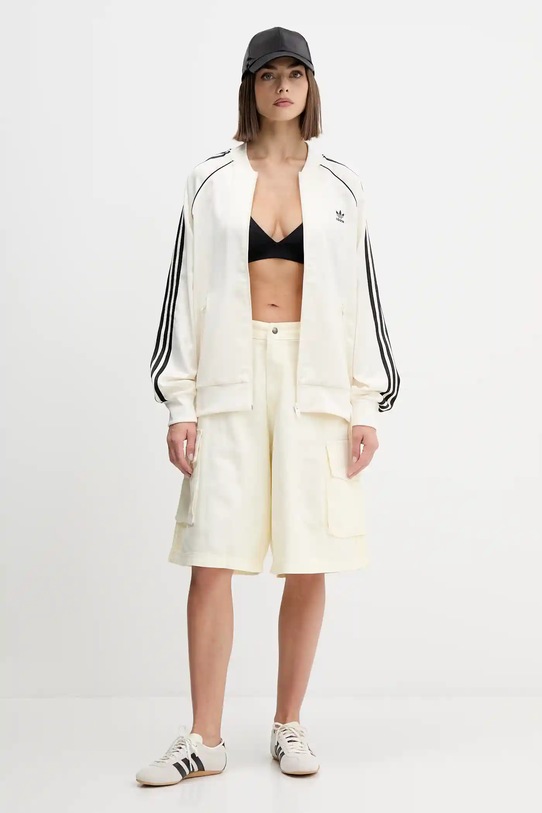 adidas Originals bluza Sst Satin Tt KH1567 beżowy AW25