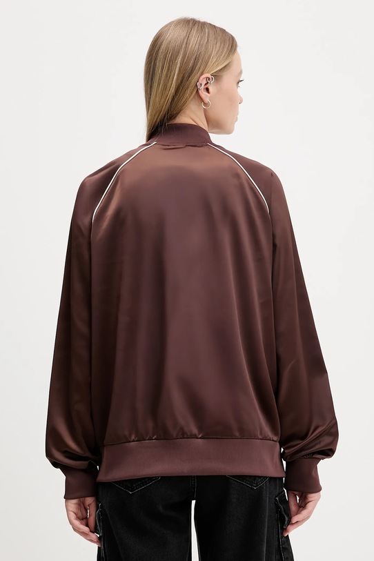 Odzież adidas Originals bluza Sst Satin Tt KH1568 brązowy