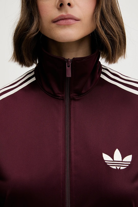 Mikina adidas Originals Firebird KH1592 burgundské