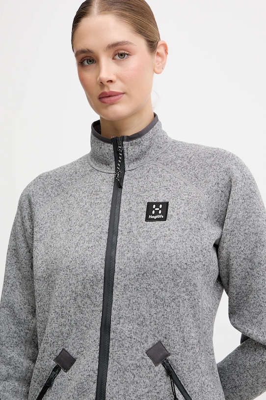 Outdoorová mikina Haglöfs Risberg sivá 607384