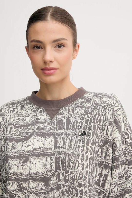 adidas by Stella McCartney bluza bawełniana beżowy JW4648