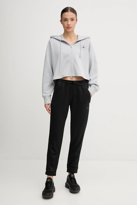 adidas by Stella McCartney hanorac de antrenament JW4689 gri AW25