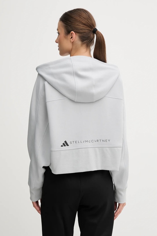 Îmbrăcăminte adidas by Stella McCartney hanorac de antrenament JW4689 gri