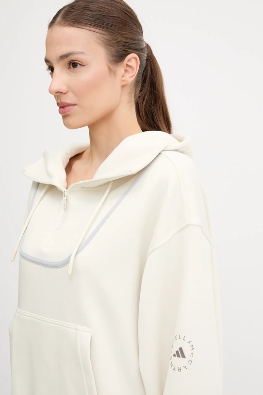 adidas by Stella McCartney hanorac de antrenament bej JX9108