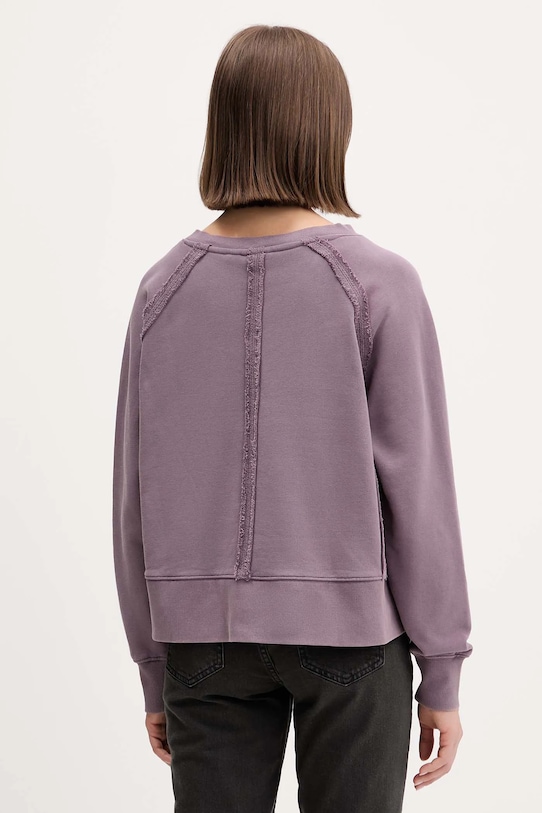 Odzież Guess Originals bluza bawełniana W5BQ27.KCPR1 fioletowy