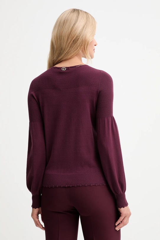 Oblečení Svetr Twinset 252TP3061 burgundské