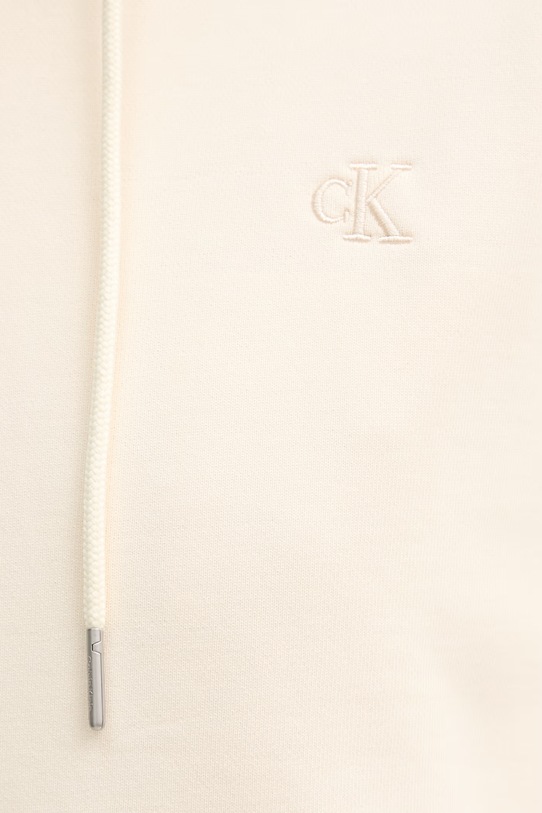 Calvin Klein Jeans dukserica sa kapuljačom ženska od pamuka LV047C224G bež