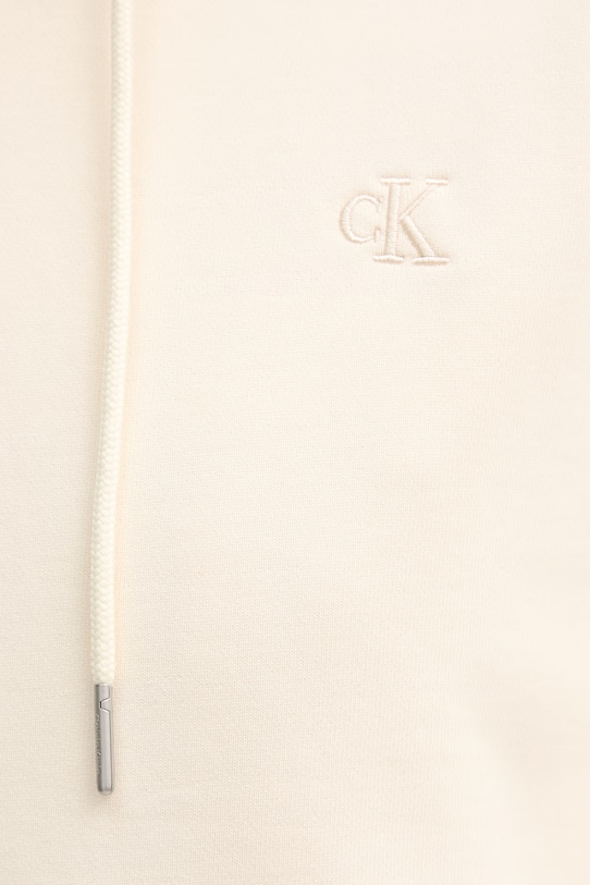 Calvin Klein Jeans dukserica sa kapuljačom ženska od pamuka LV047C224G bež