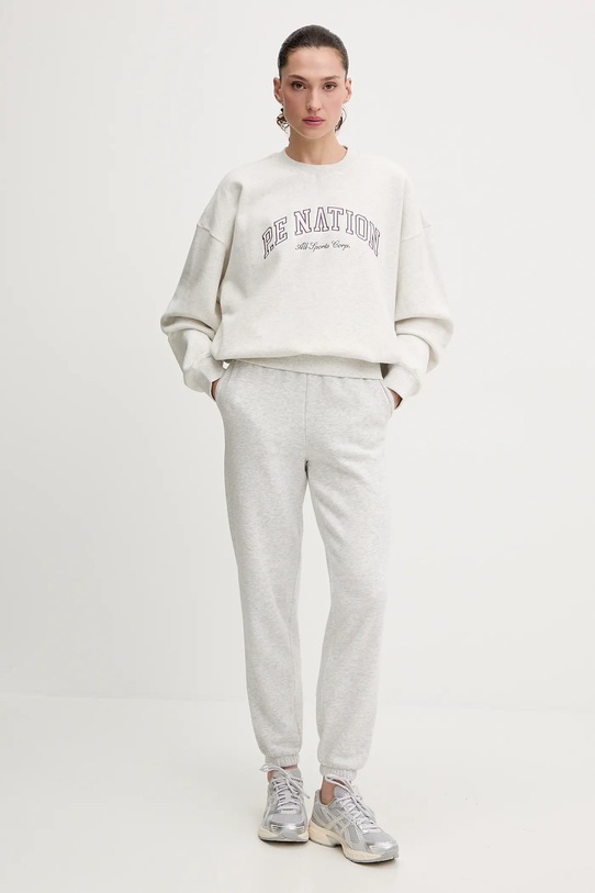 P.E Nation bluza bawełniana Heritage 253F115 szary AW25