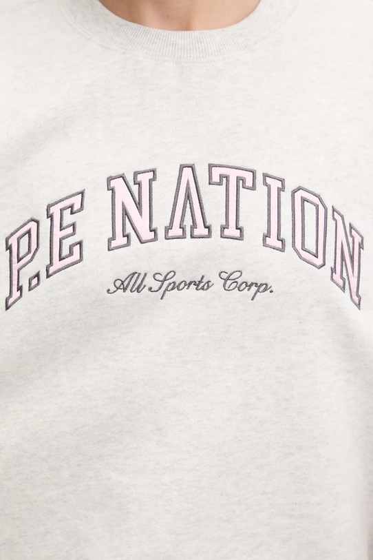 P.E Nation bluza bawełniana Heritage 253F115 szary