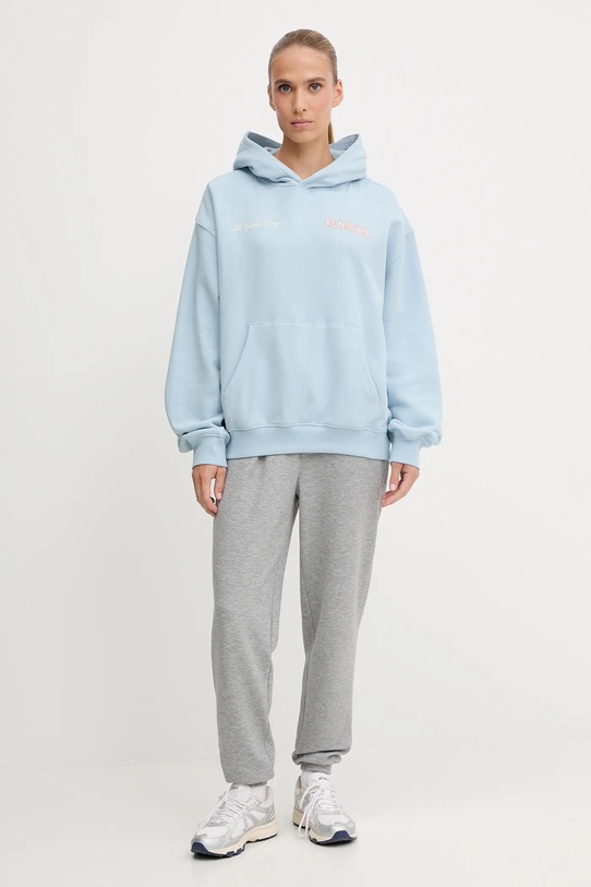 Бавовняна кофта P.E Nation Surge 253H116 блакитний AW25