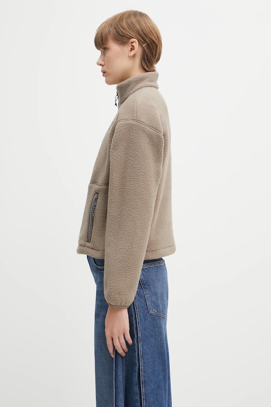 Поларен суичър The North Face Fleeski 1/4 zip NF0A88Z3BOW1 кафяв AW25
