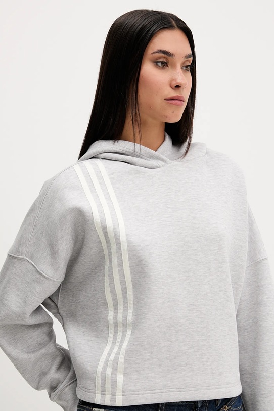 Dukserica adidas Originals 3-Stripes siva JW3596