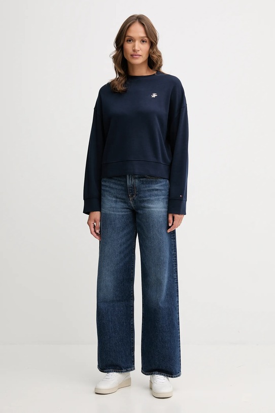 Кофта Tommy Hilfiger WW0WW46152 тёмно-синий AW25