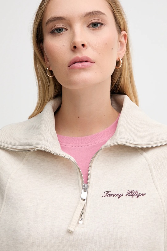 Mikina Tommy Hilfiger béžová WW0WW46632
