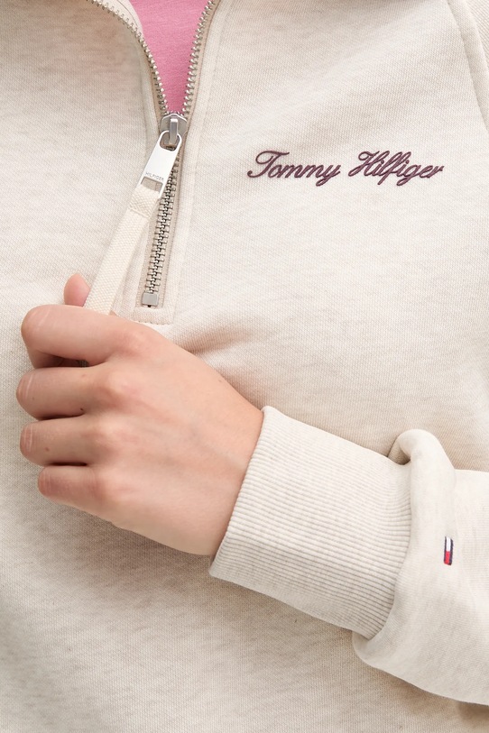 Mikina Tommy Hilfiger WW0WW46632 béžová