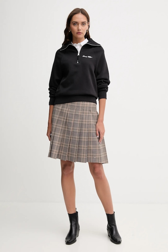 Tommy Hilfiger bluză WW0WW46632 negru AW25