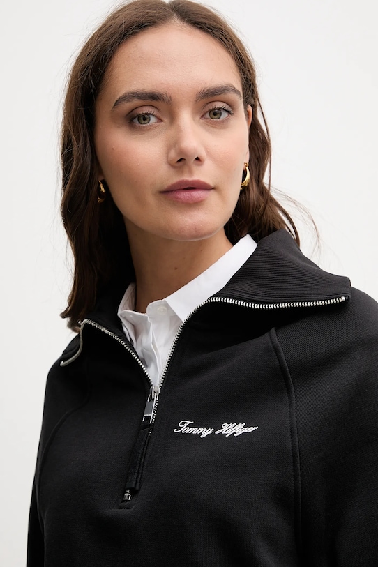 Tommy Hilfiger bluză negru WW0WW46632