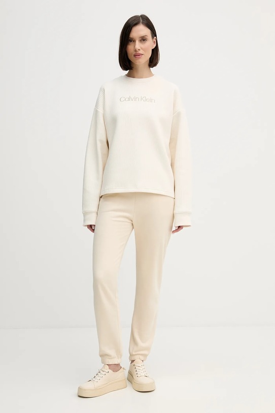 Calvin Klein Underwear bluza LV00QS7541 beżowy AW25