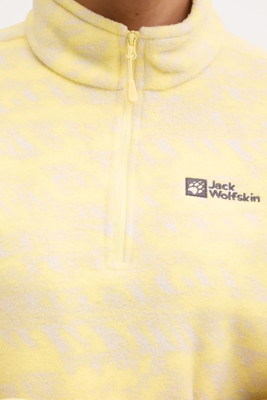 Jack Wolfskin bluza outdoorowa BIG SKY żółty A65449