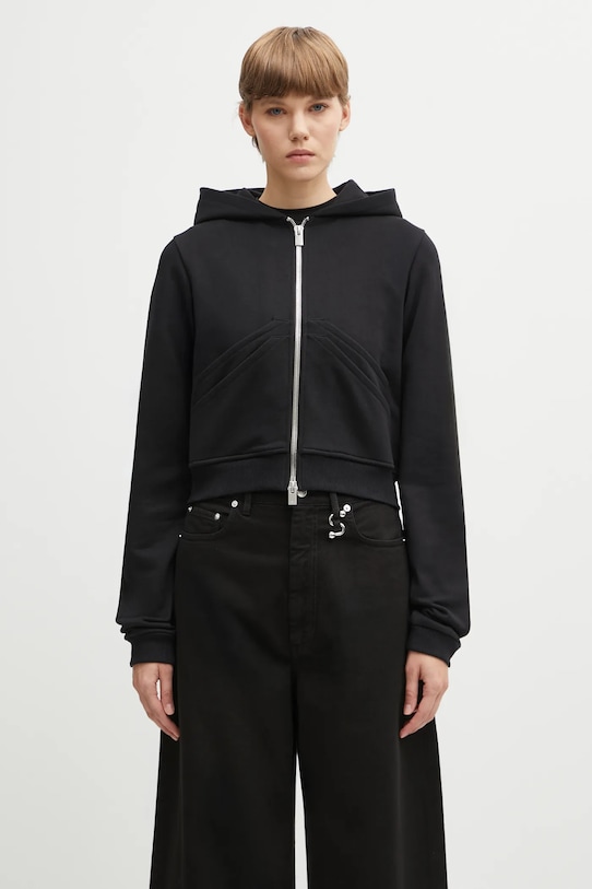 Heliot Emil bluza bawełniana bawełna czarny AW25.W.13.085.BLK01