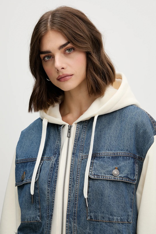 Desigual bluza TRUCKER beżowy 25WWSK06