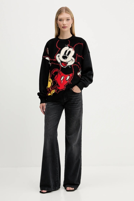 Кофта Desigual HELLO MICKEY 25WWSK14 чорний AW25