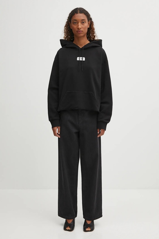 MM6 Maison Margiela bluza bawełniana x MM6 Wardro S52GU0234.M25025.900 czarny