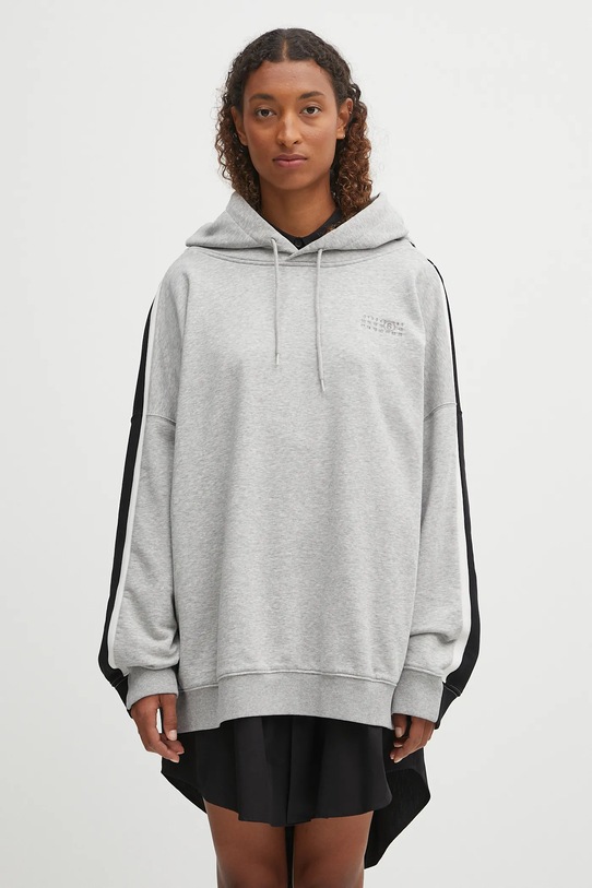 Oboustranná mikina MM6 Maison Margiela vzorovaný šedá S52HG0040.M25013.964