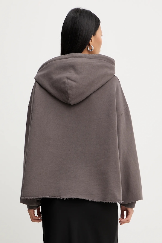 Îmbrăcăminte MM6 Maison Margiela hanorac de bumbac S62GU0142.M25024.810 gri