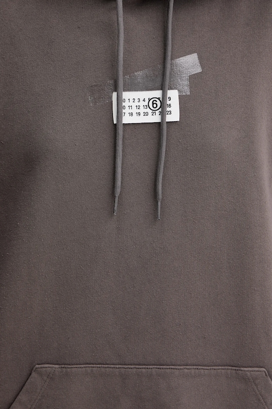 MM6 Maison Margiela hanorac de bumbac S62GU0142.M25024.810 gri