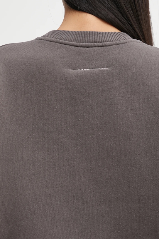 MM6 Maison Margiela bluza bawełniana szary S62GU0143.M25024.810