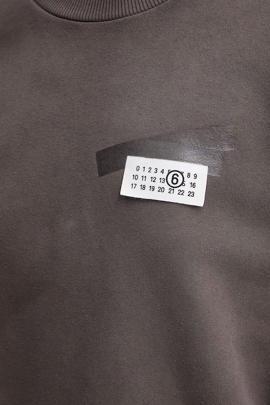 MM6 Maison Margiela bluza bawełniana S62GU0143.M25024.810 szary