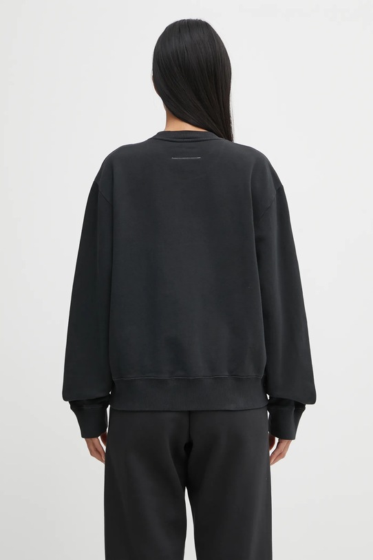 Odzież MM6 Maison Margiela bluza bawełniana S62GU0143.M25024.899 czarny