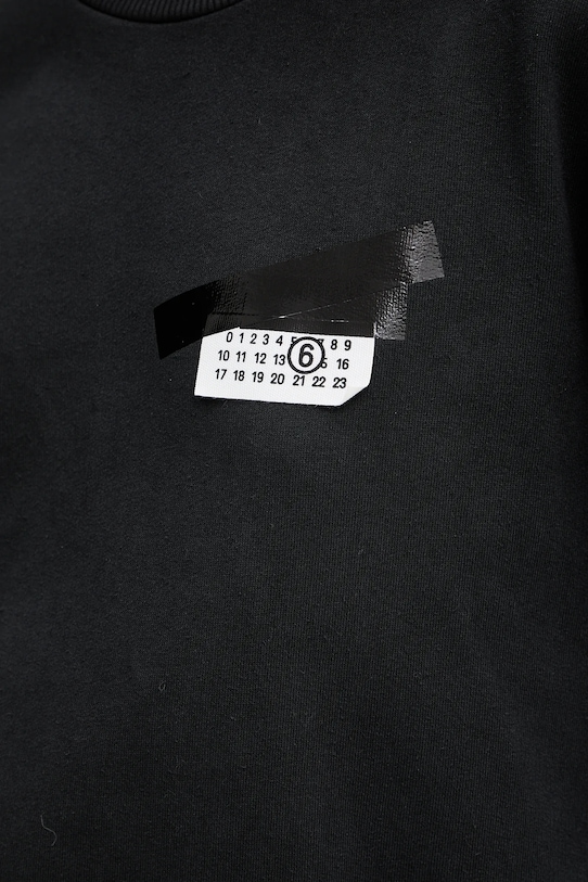 MM6 Maison Margiela bluza bawełniana S62GU0143.M25024.899 czarny