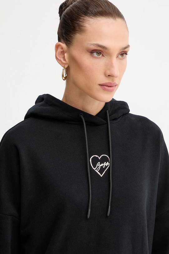 Bavlnená mikina BOSS Orange čierna 50551429