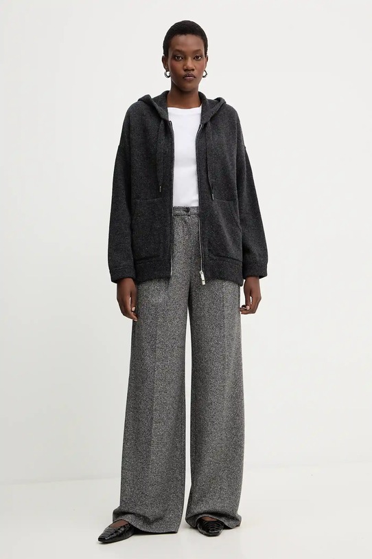 Marella bluza wełniana 2523906015200 szary AW25