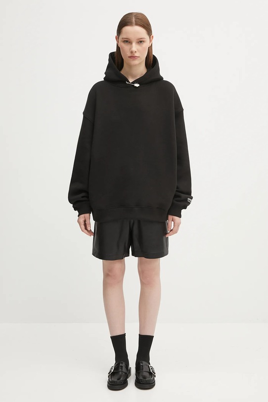 Kenzo bluza bawełniana Gots Oversize With Boke Pin FF62HO4524MB